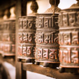 prayer wheels in nepal