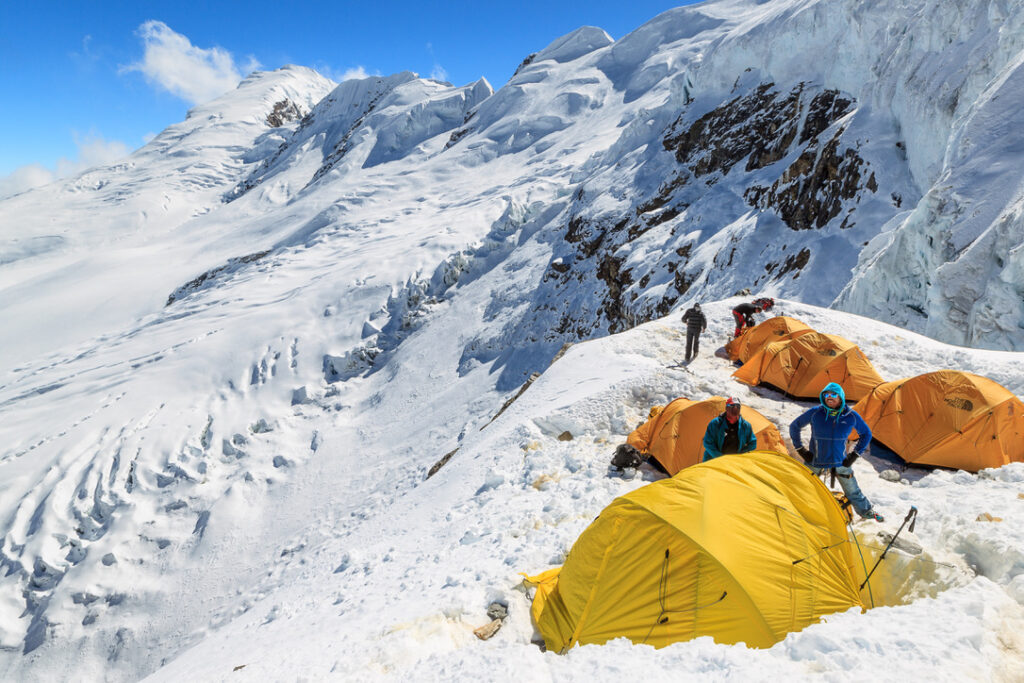 high camp on mera peak