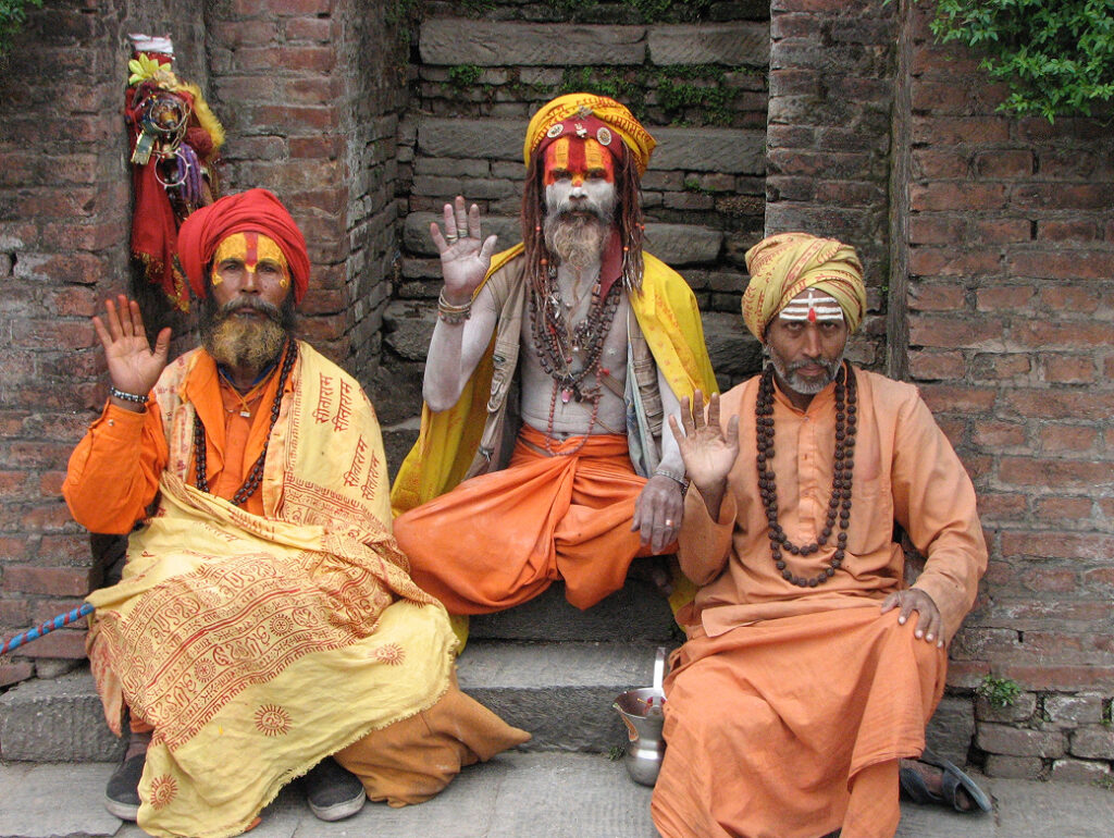 Sadhus holy men