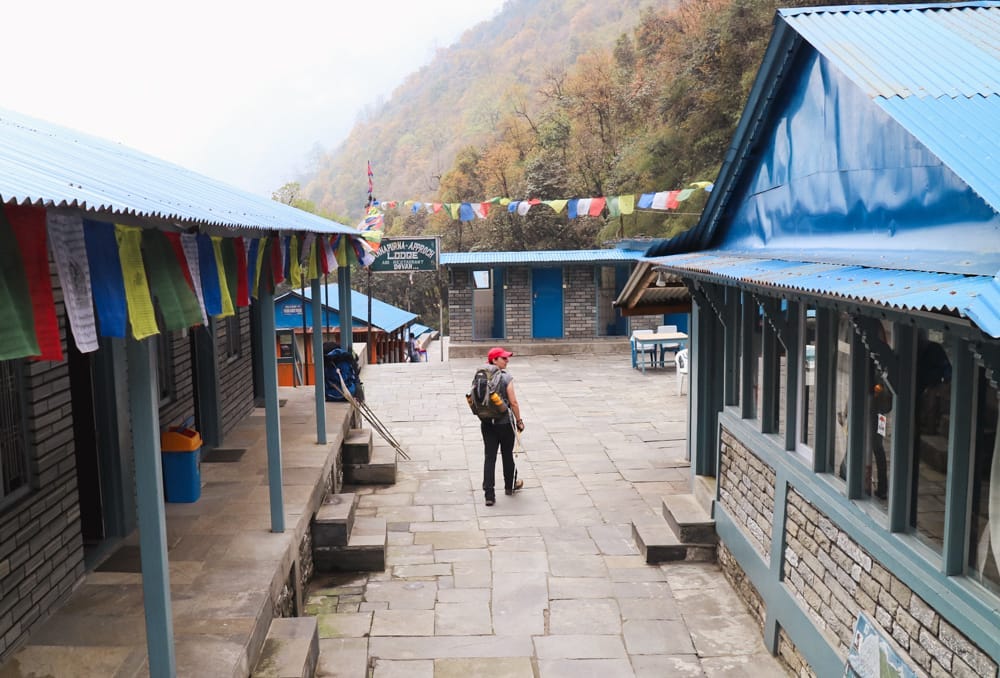 dovan village on the annapurna base camp trek