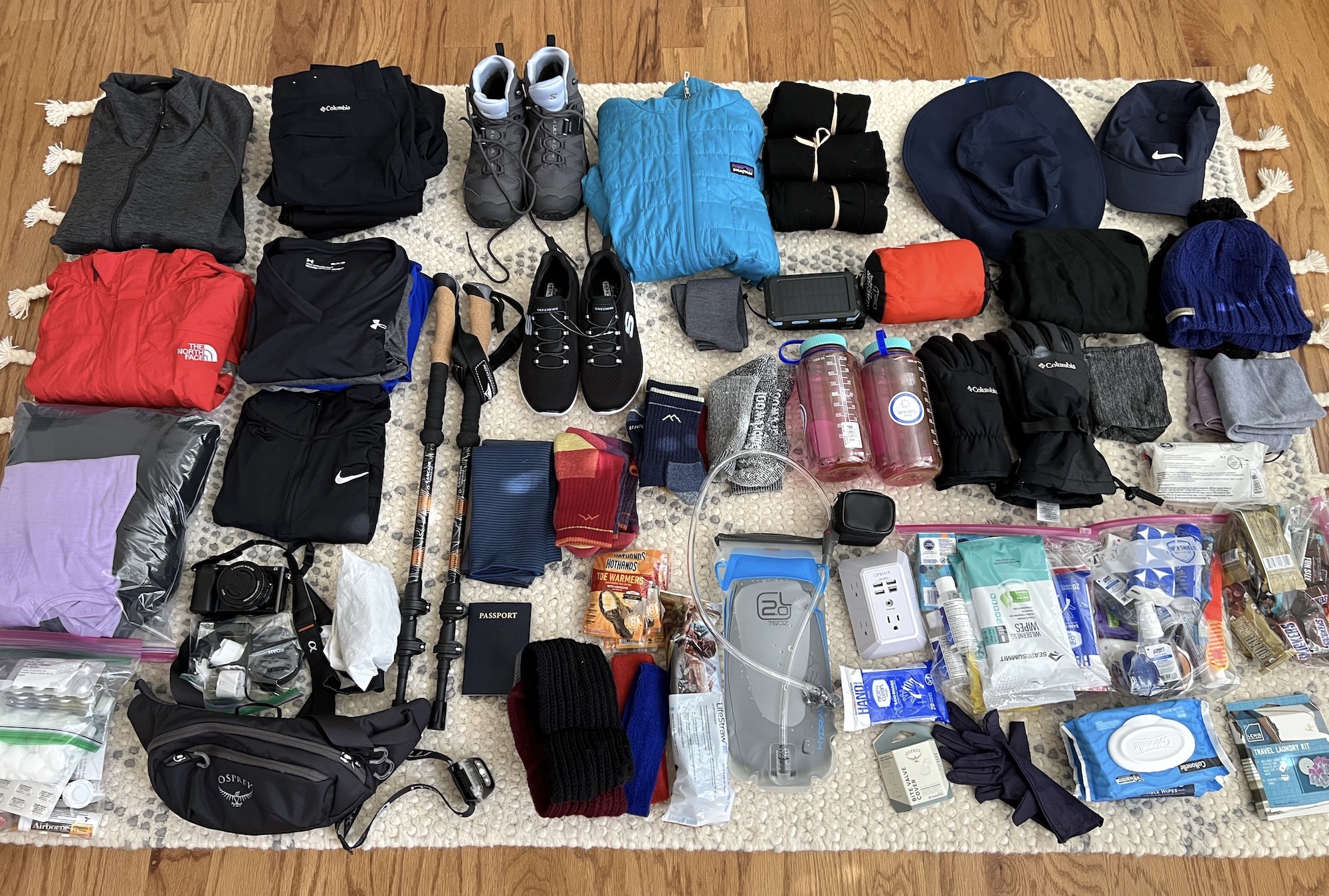 everest base camp packing list