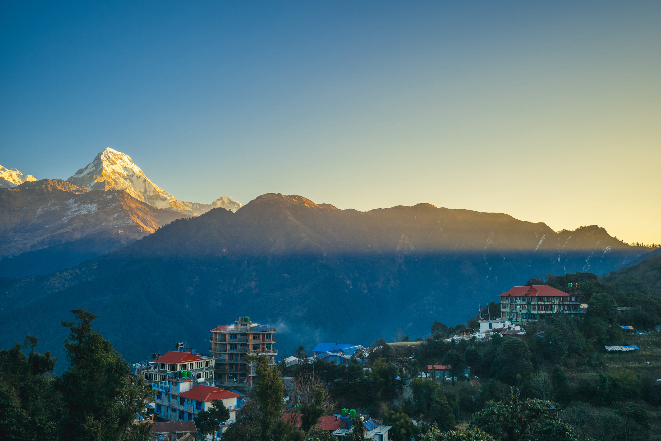 ghorepani on the annapurna base camp trek