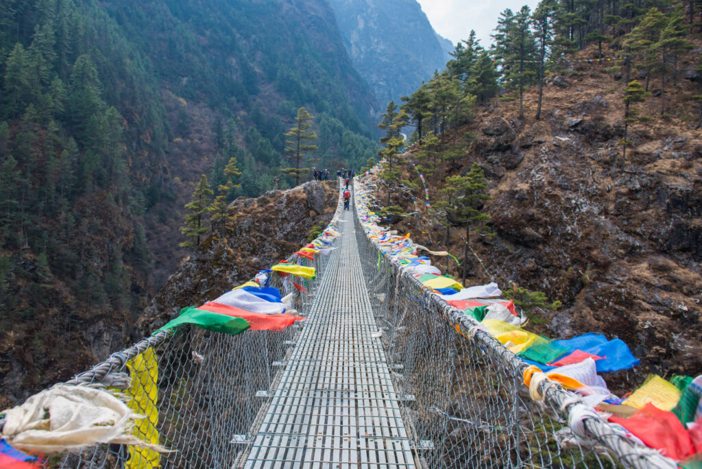 trekking to everest base camp