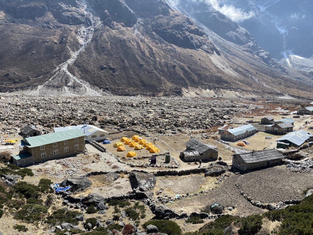 tangang near mera peak in nepal