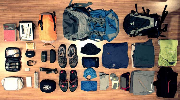packing for a trek in nepal