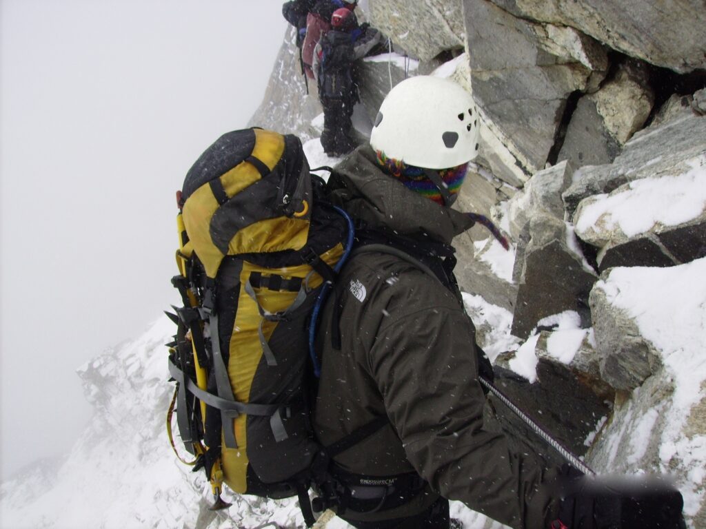 climbing ama dablam