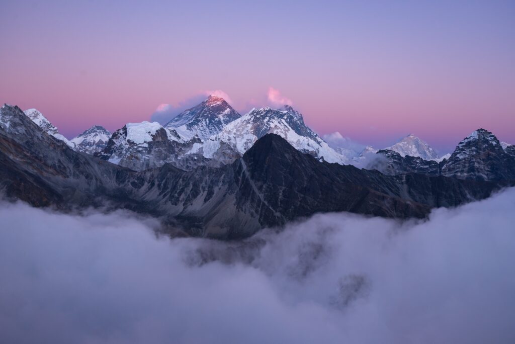 mount everest as seen from gokyo ri