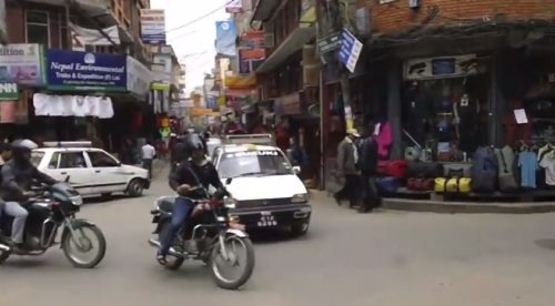 kathmandu traffic video