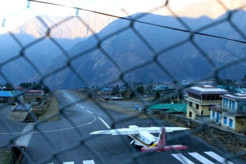 flying into nepal airport